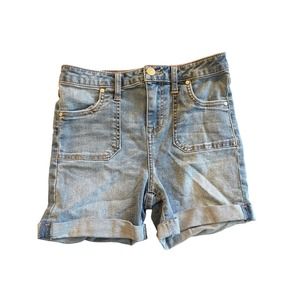 Girls CELEBRITY‎ PINK Denim Shorts sz 12 Bermuda